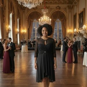 Elegant Black Evening Dress